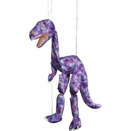 SUNNY TOYS Sunny Toys WB967E 38 In. Large Marionette Dinosaur - Purple Tie-Die WB967E